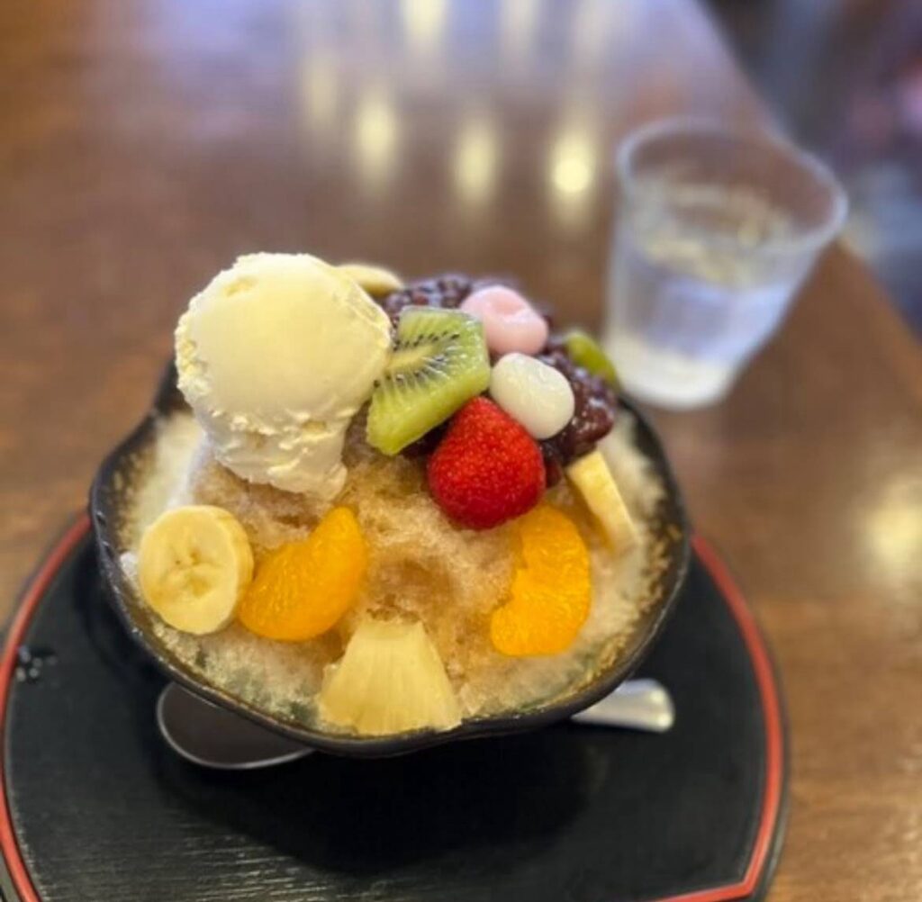 Kakigori Japanese style ice shervet